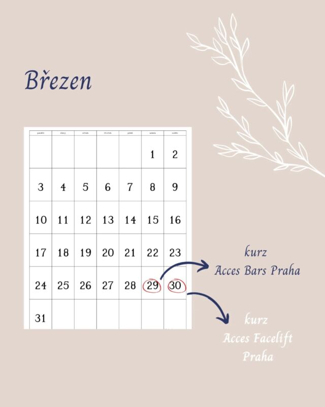 🌟 Přijměte pozvání na den/víkend plný energie, lehkosti a radosti! 🌟 

💫 Sobota 29. 3. – Access Bars® 💫
Víte, co se stane, když si dáte reset mozku? Access Bars je jako CTRL+ALT+DELETE pro vaši hlavu! 😄 Představte si, že se zbavíte všech těch starých vzorců, omezení a myšlenek, které vám brání žít život snů. 

Přijďte na kurz, kde vás naučím tuto jednoduchou, ale super efektivní metodu, která vám otevře dveře k nekonečným možnostem. A nebojte, žádné složité tančení nebo meditace na hlavě – jen lehnout, relaxovat a užívat si! 😉 

💄 Neděle 30. 3. – Access Energetický Facelift® 💄
Chcete omládnout a rozzářit se – a to bez plastických chirurgů a drahých krémů? 😍 Access Energetický Facelift je jako kouzelný elixír pro vaše tělo i duši. Tato technika vám pomůže vypadat (a hlavně cítit se!) mladší, šťastnější a plní energie. Vrásky? Ty budou brečet v koutě. 😜 

Užijte si den plný péče, lásky k sobě a pořádné dávky energie! 

🎉 Kdy a kde? 🎉
📅 Sobota 29. 3. a neděle 30. 3.
(lze i jednotlivě)
📍 Praha 

📣 Těším se na vás a na to, jak společně vytvoříme víkend, který vám převrátí život vzhůru nohama (v tom nejlepším smyslu)! 😄✨ 

S láskou a radostí,
Adriana 💕

#accesspraha #accessbars #accessenergetickyfacelift #ulevaodstresu #beauty